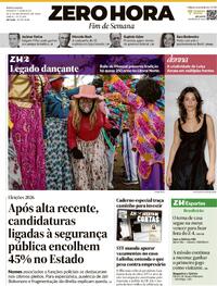 Capa Zero Hora 22/08/2026