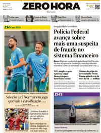 Capa Jornal Zero Hora