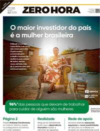 Capa do jornal Zero Hora 25/03/2026