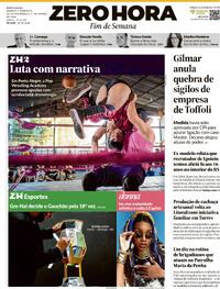 Capa do jornal Zero Hora 28/02/2026