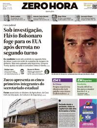 Capa Jornal Zero Hora