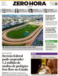 Capa do jornal Zero Hora 29/04/2026