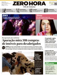 Capa Zero Hora 29/08/2026