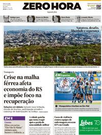 Capa do jornal Zero Hora 30/03/2026