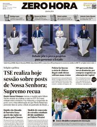Capa Jornal Zero Hora
