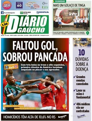 Capa Diário Gaúcho