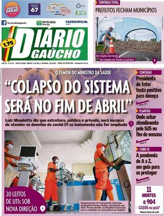 Capa Diário Gaúcho