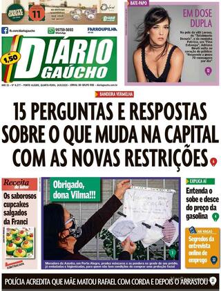 Capa Diário Gaúcho