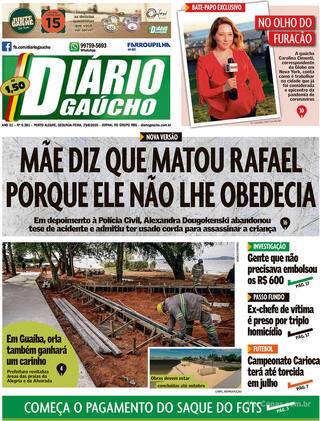 Capa Diário Gaúcho