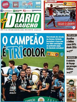 Capa Diário Gaúcho