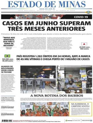 Capa Estado de Minas