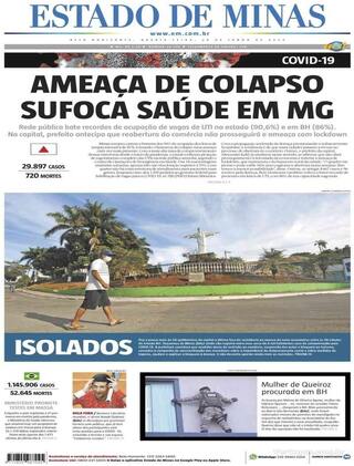 Capa Estado de Minas