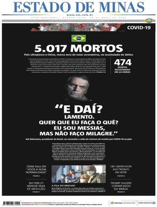 Capa Estado de Minas