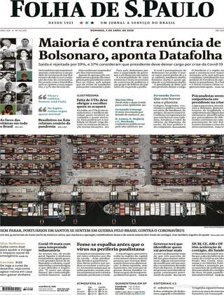 Capa Folha de S.Paulo