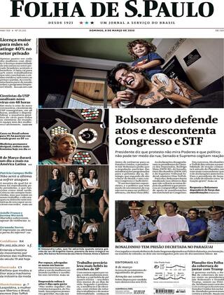 Capa Folha de S.Paulo