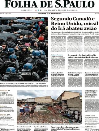 Capa Folha de S.Paulo
