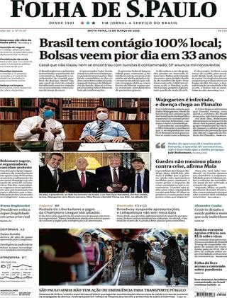 Capa Folha de S.Paulo