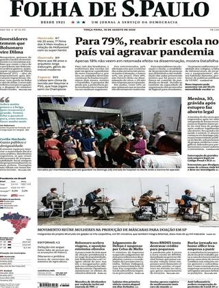 Capa Folha de S.Paulo