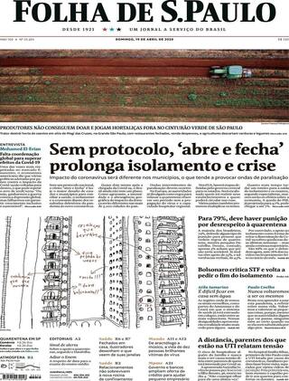 Capa Folha de S.Paulo