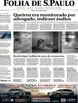 Capa Folha de S.Paulo