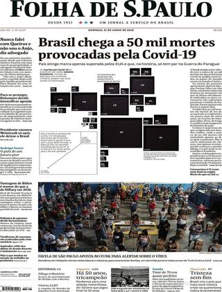 Capa Folha de S.Paulo