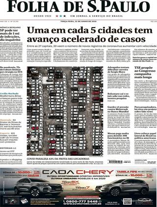 Capa Folha de S.Paulo