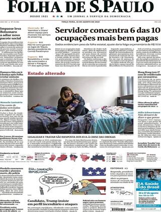 Capa Folha de S.Paulo