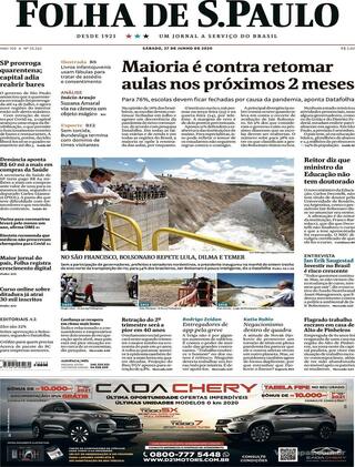 Capa Folha de S.Paulo