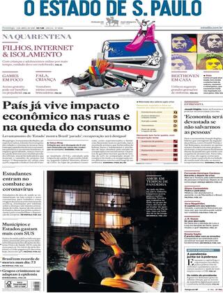 Capa O Estado de Sao Paulo