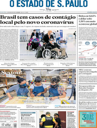 Capa O Estado de Sao Paulo