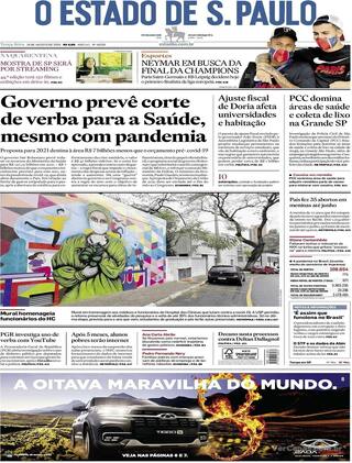 Capa O Estado de Sao Paulo
