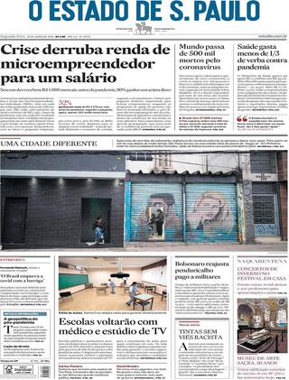 Capa O Estado de Sao Paulo