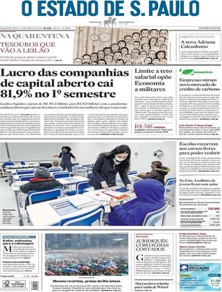 Capa O Estado de Sao Paulo