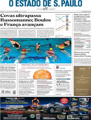 Capa O Estado de Sao Paulo