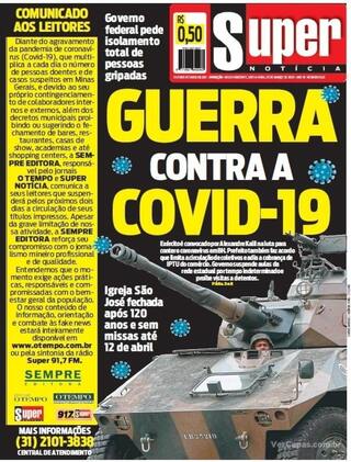 Capa Super Notícia