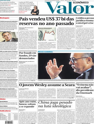 Capa Valor Econômico
