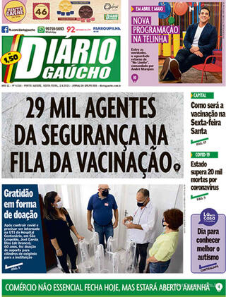 Capa Diário Gaúcho