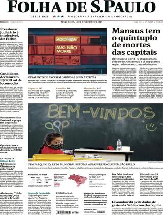 Capa Folha de S.Paulo