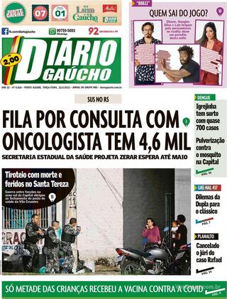 Capa Diário Gaúcho