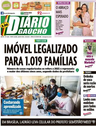 Capa Diário Gaúcho