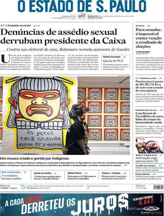 Capa Estadão