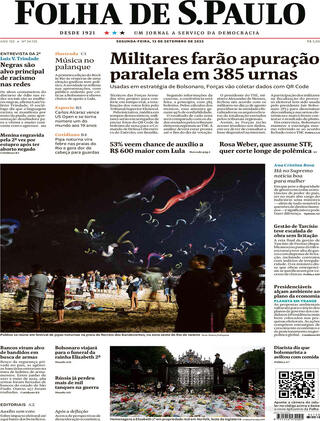 Capa Folha de S.Paulo