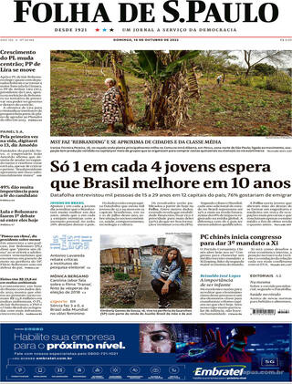 Capa Folha de S.Paulo