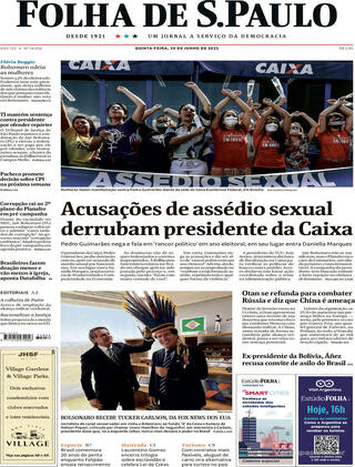Capa Folha de S.Paulo