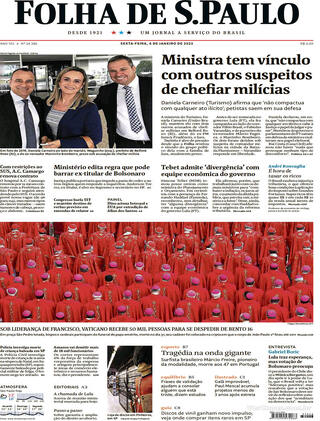 Capa Folha de S.Paulo