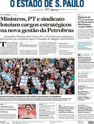 Capa Estadão