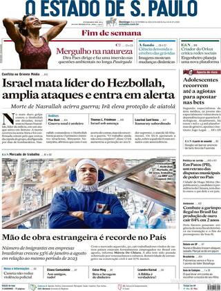 Capa Estadão