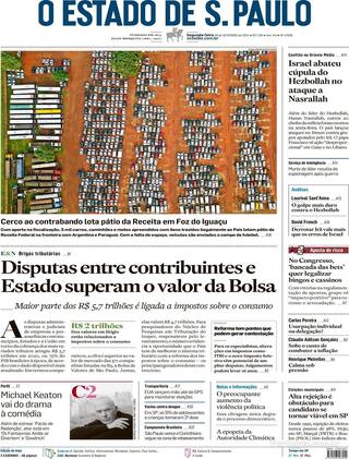 Capa Estadão