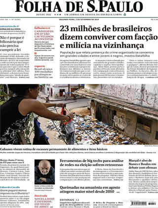 Capa Folha de S.Paulo