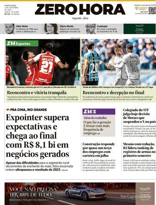 Capa Zero Hora